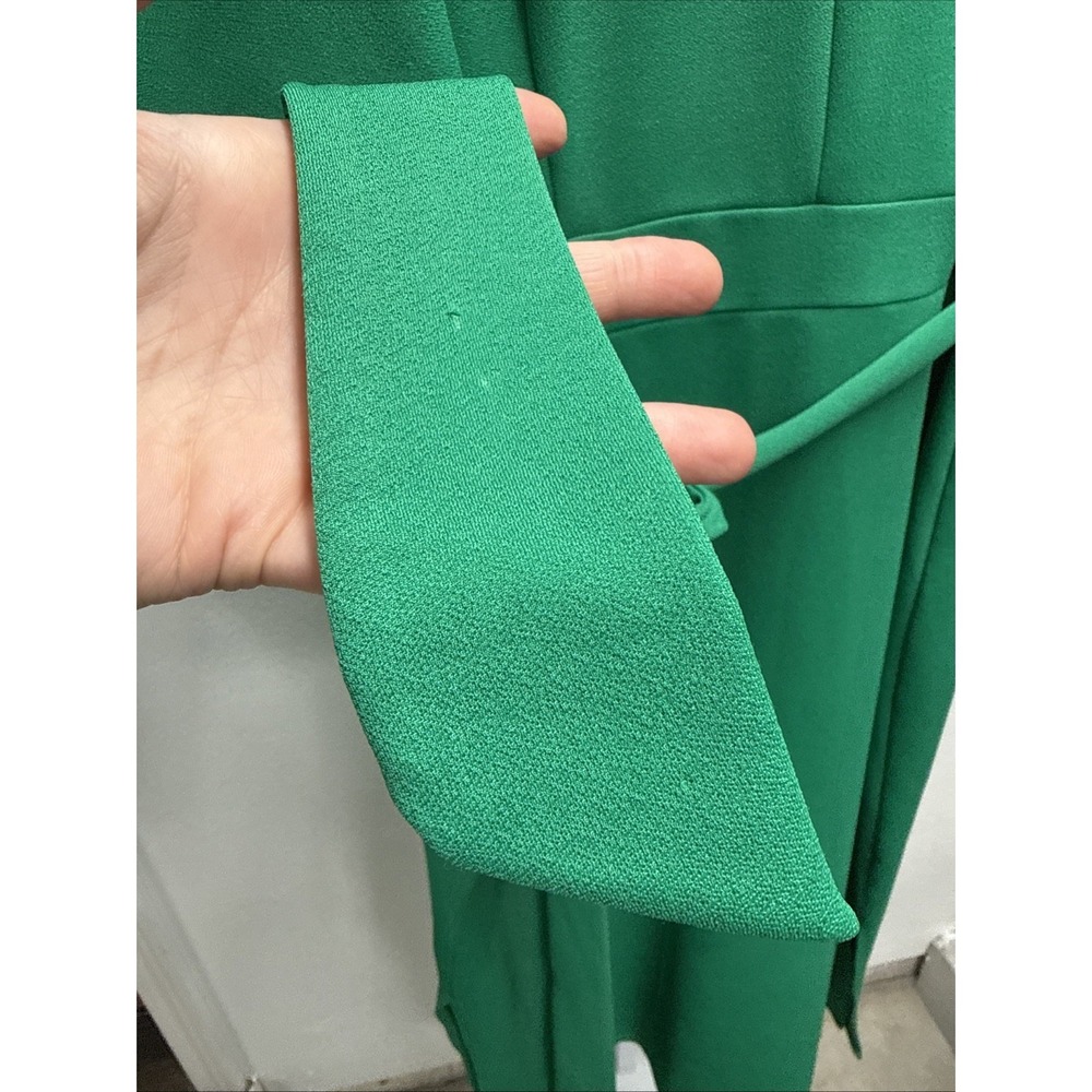 Eloquii Emerald Green Midi Dress Size 18 Short Sleeve Spring Summer office - Picture 9 of 9